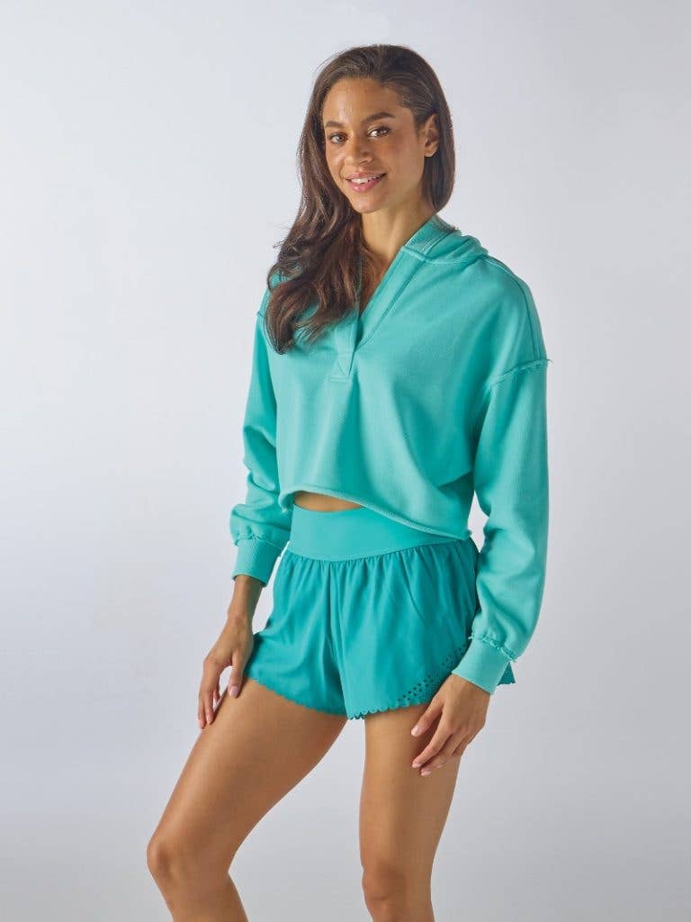 Simply Southern Scalloped Athletic Shorts