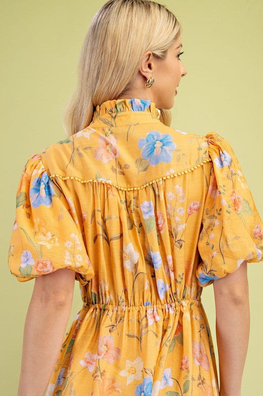 Tana Floral Midi Dress