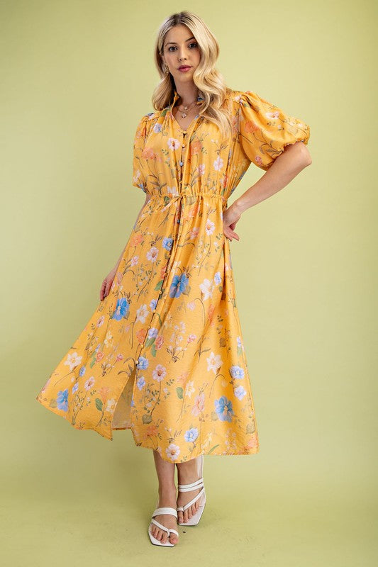 Tana Floral Midi Dress