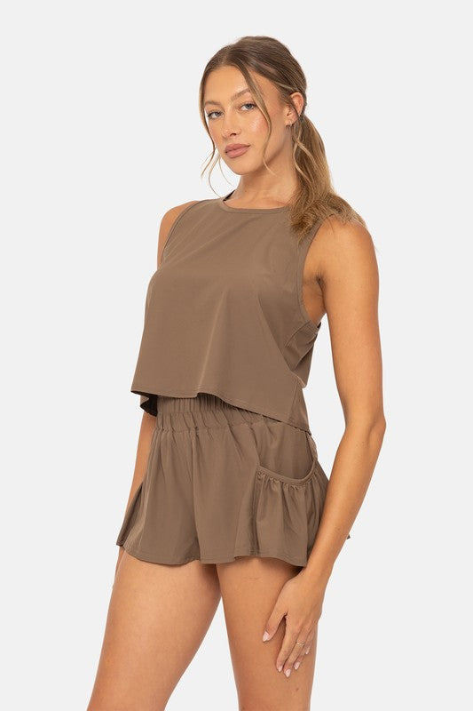 Snapflair Athletic Tank in Java