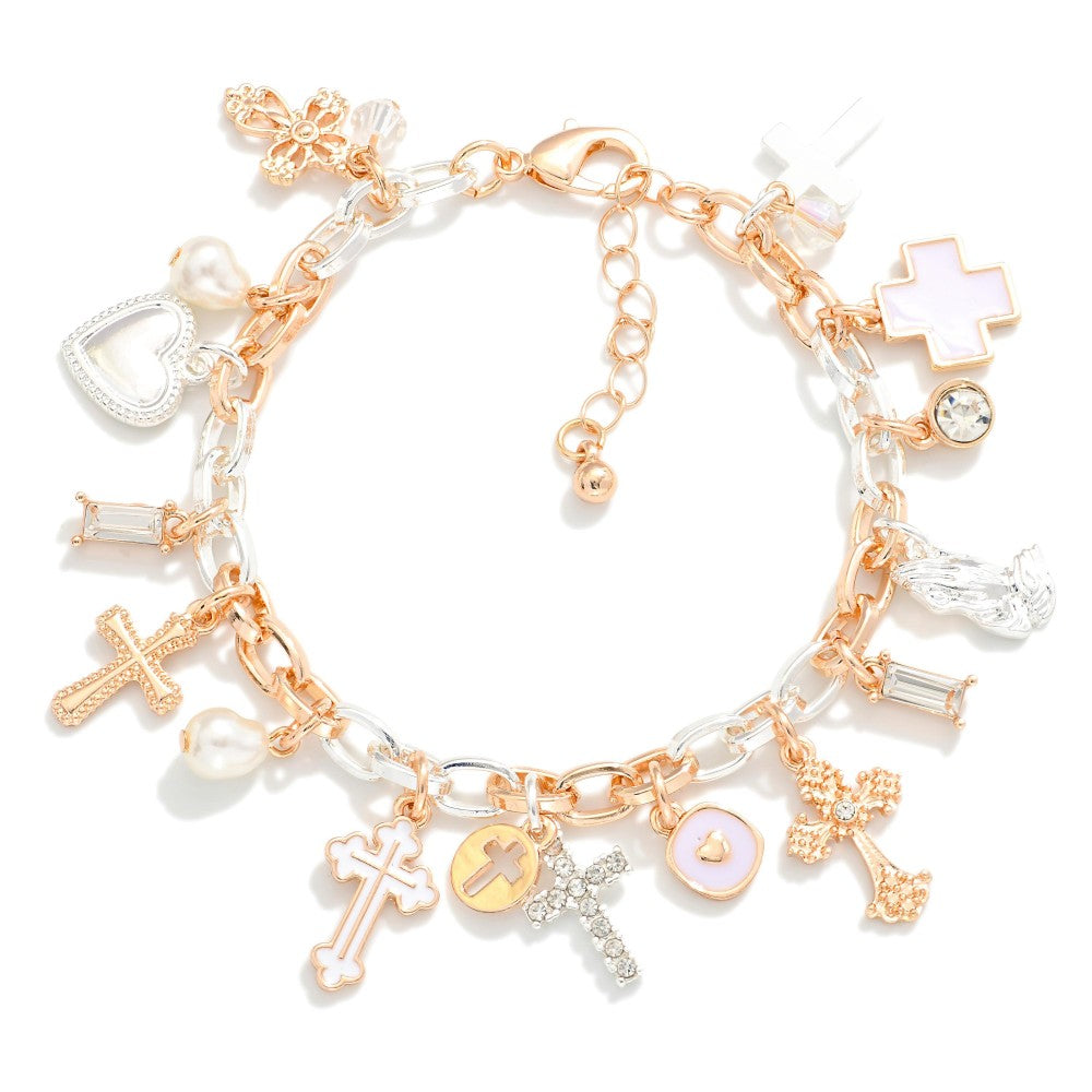 Cross Charm Bracelet