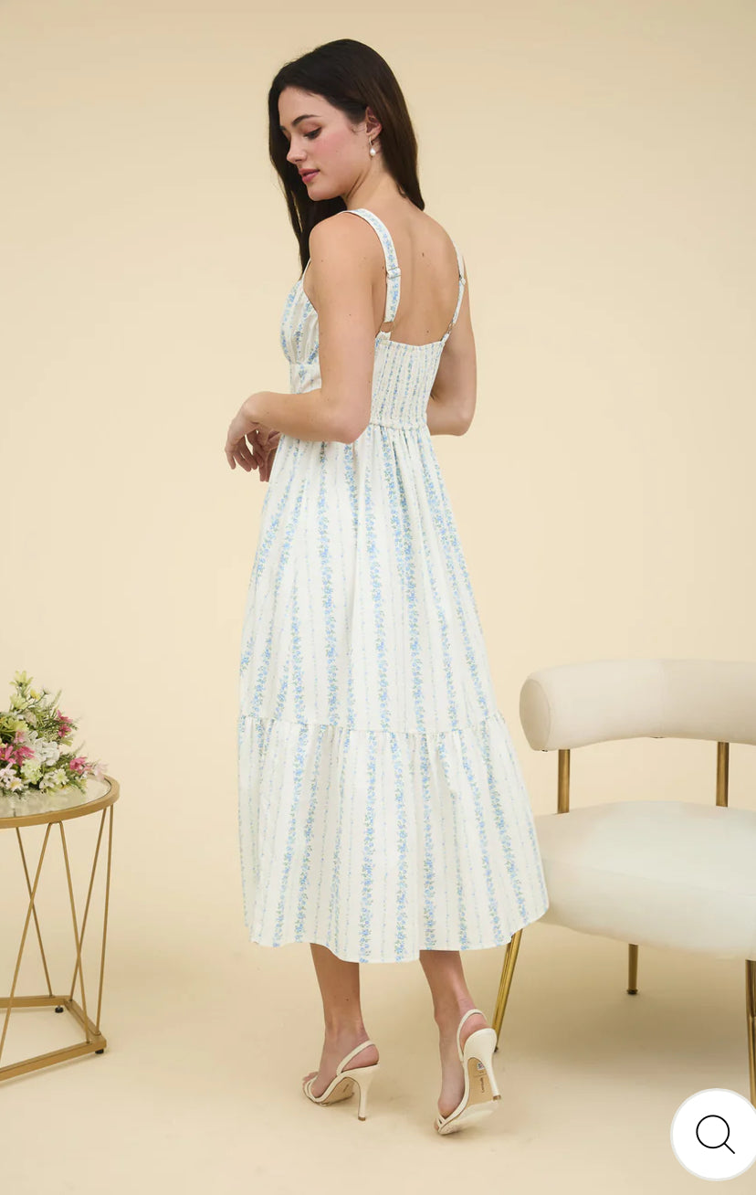 Sheena Maxi Dress in Blue