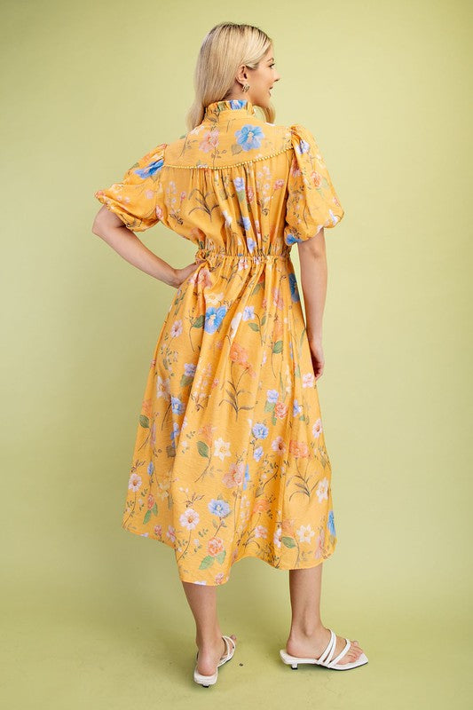 Tana Floral Midi Dress