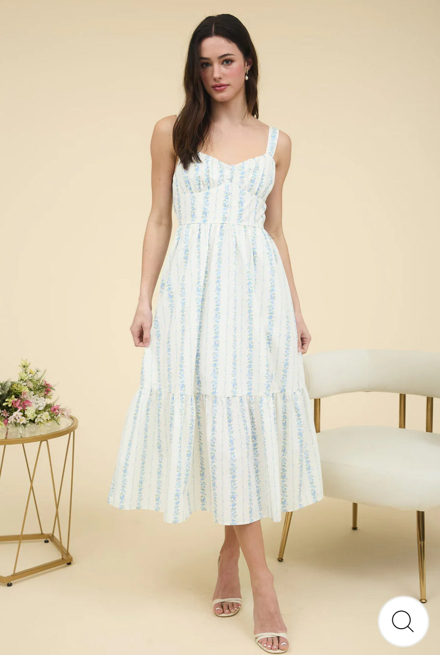 Sheena Maxi Dress in Blue