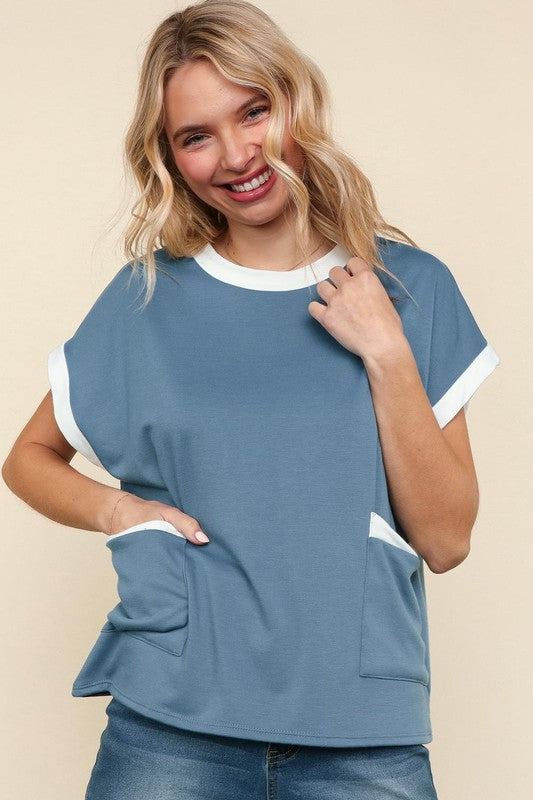 Bailey Vintage Denim & Ivory Set