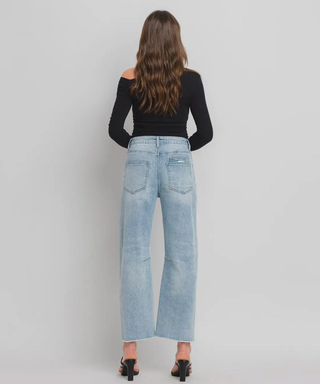 Vervet Super High Rise Barrel Jeans