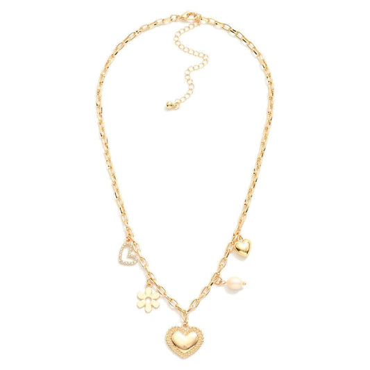 Happy Hearts Charm Necklace