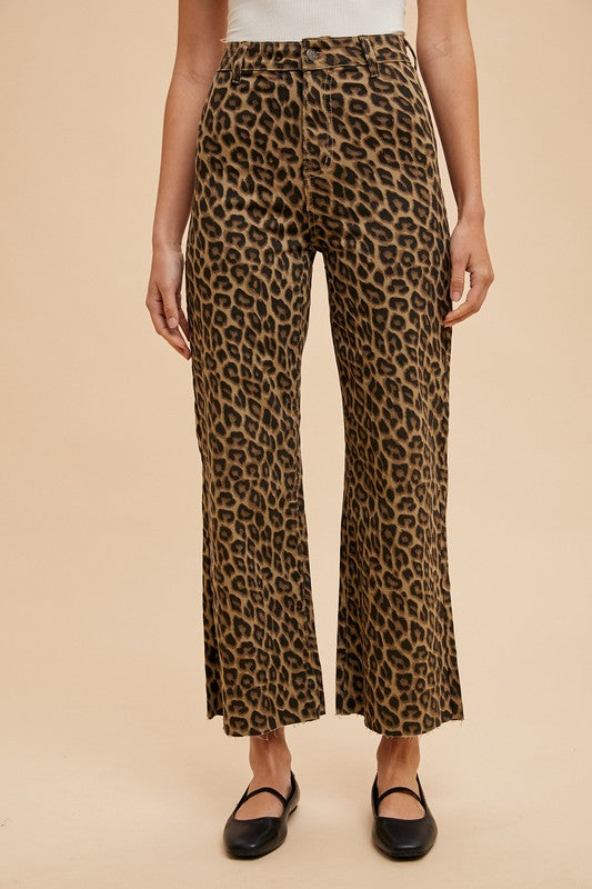 Leopard Print Jeans