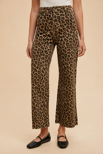 Leopard Print Jeans