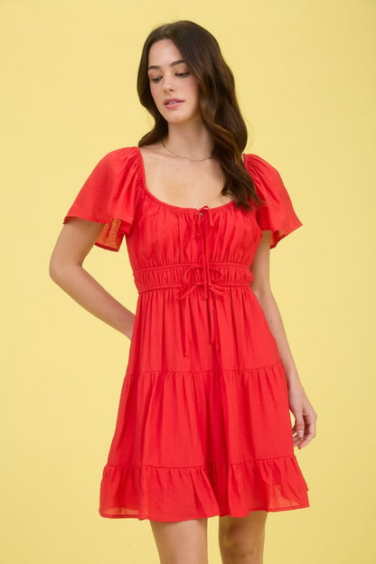 Randi Red Mini Dress