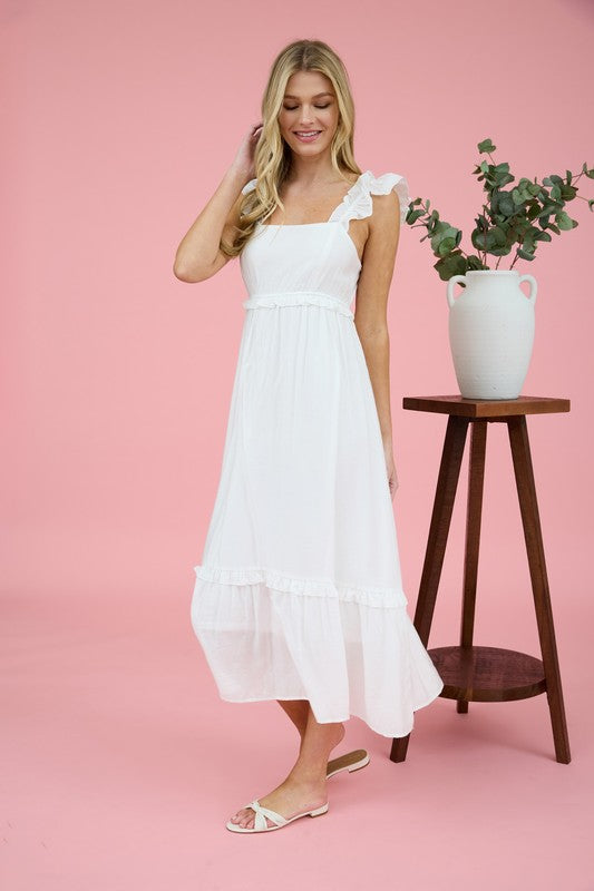 Heather Maxi Dress in White