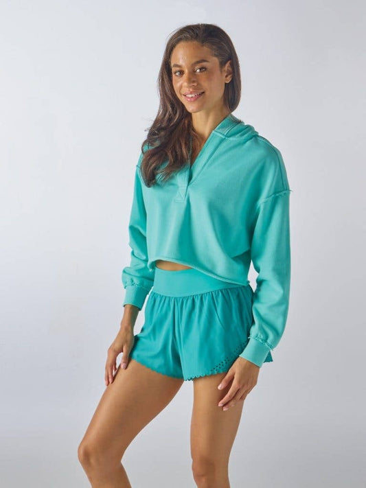 Simply Southern Scalloped Athletic Shorts