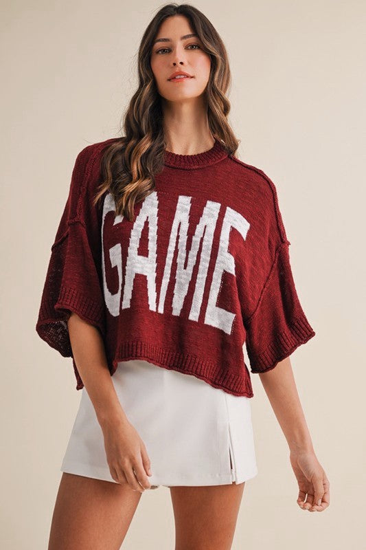 Game Time Knit Top