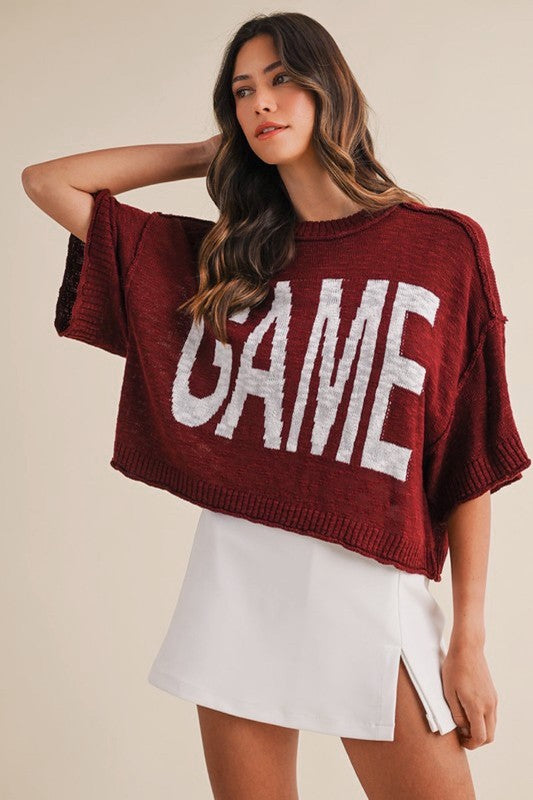 Game Time Knit Top