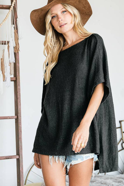 Bucketlist Hi-low Hem  Tunic Top