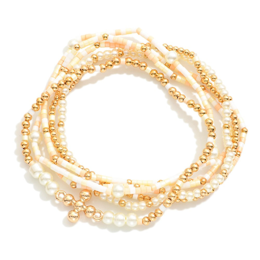 Cecila Pink Bracelet Set