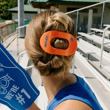 Flat Round Hair Clip | War Eagle