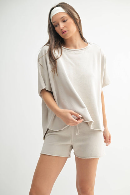 Malibu Vintage Dolman Top & Shorts Set