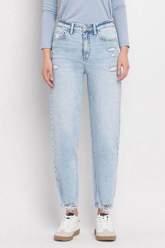 Flying Monkey High Rise Barrel Jeans