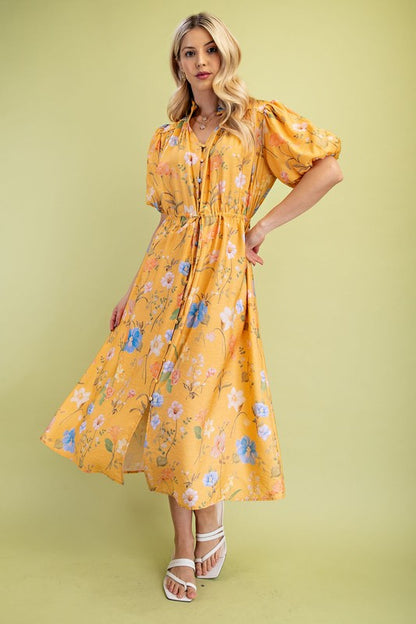 Tana Floral Midi Dress