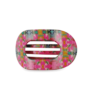 Fuchsia Dream | Medium | Flat Round Hair Clip
