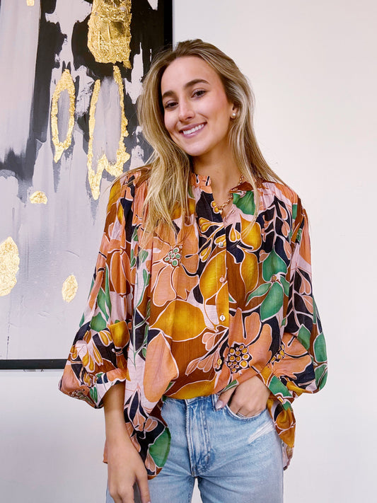 Felicity Floral Top
