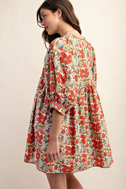 Jillian Floral Mini Dress
