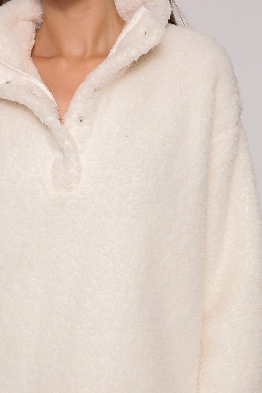 Cozy Days Sherpa Jacket Oatmeal