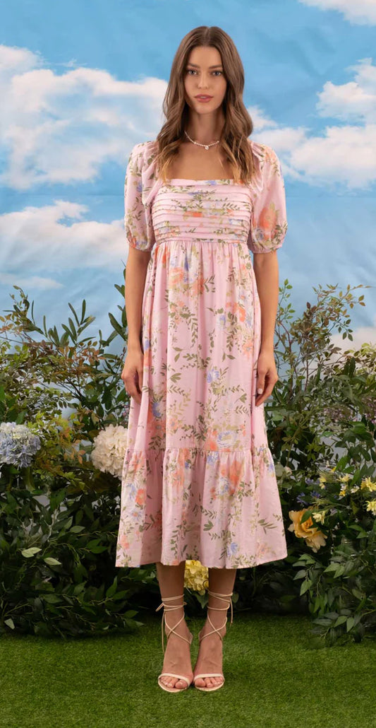 Jenni Maxi Dress in Pink
