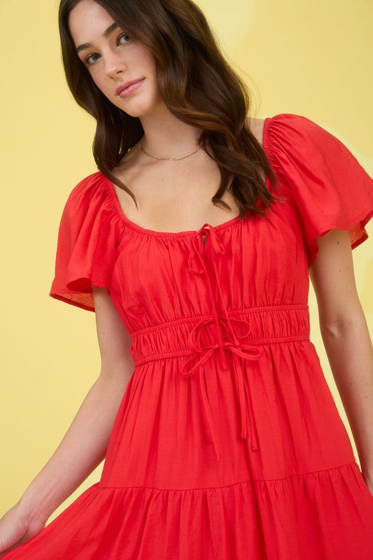 Randi Red Mini Dress
