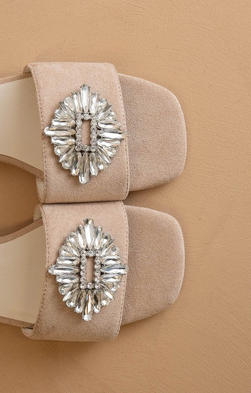 Gigi Jewel Slide Sandal