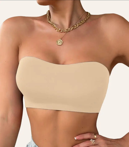 Strapless Bandeau Non-Slip Grip Bra