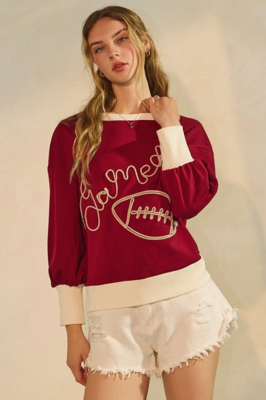 Crimson Game-day Sweatshirt
