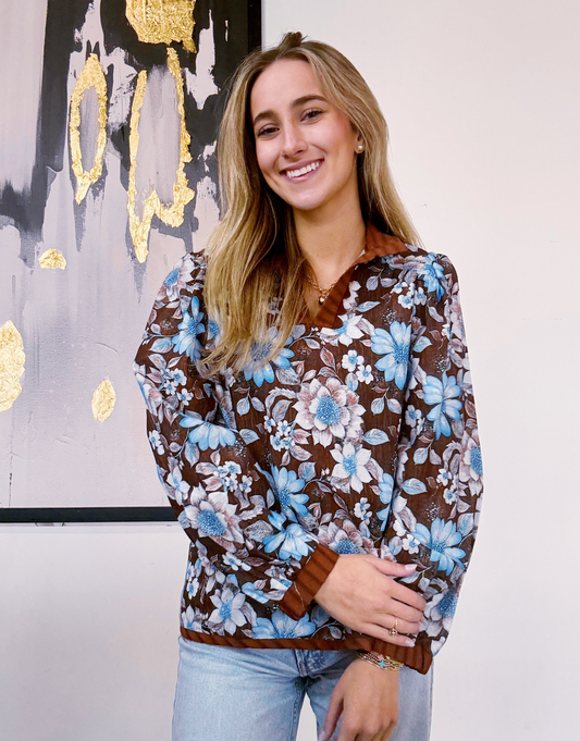 Laura Floral Top