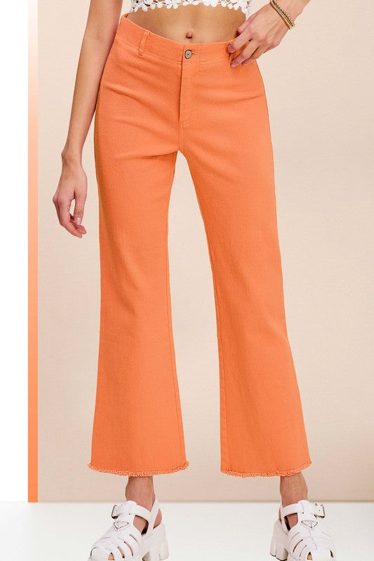 Soft & Stretchy Washed Pants (Ginger)