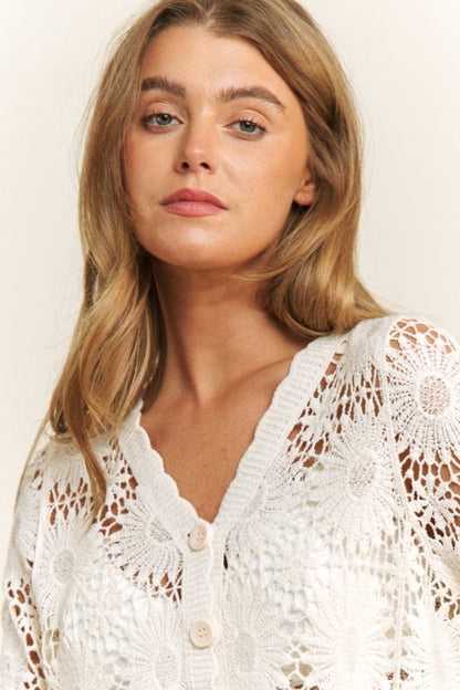 Lauren Crochet Cardigan
