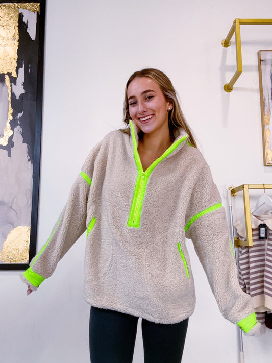 Movement Two Tone Fleece Pullover