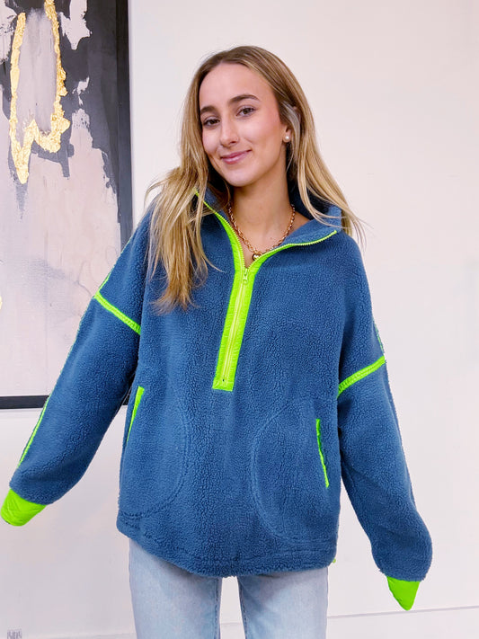 Movement Two Tone Fleece Pullover