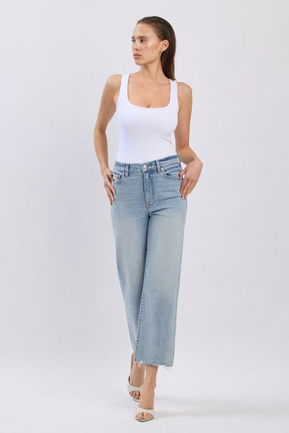 Eunina Dawn Super High Rise Wide Leg Crop- High Tolerance