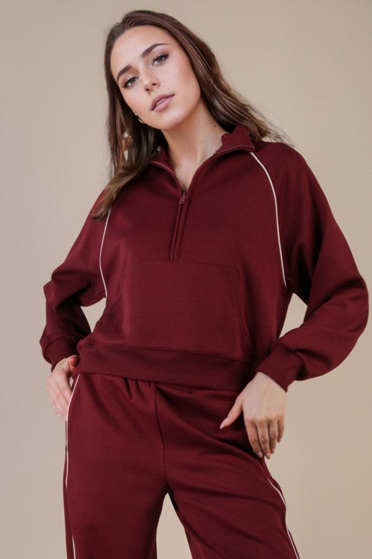 Rochelle Matching Set Crimson