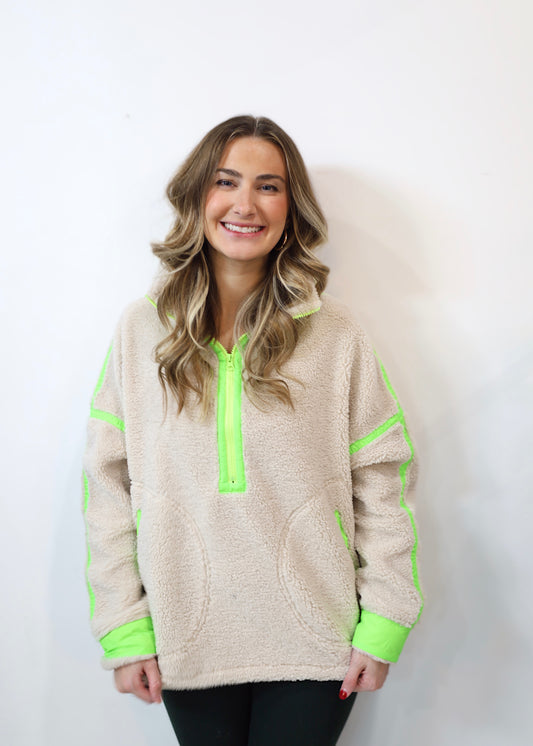 Movement Two Tone Fleece Pullover