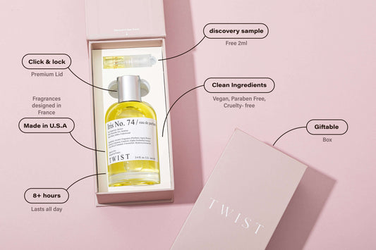 Twist Iris No. 74 Inspired by Chanel Chance Eau Tendre Perfume
