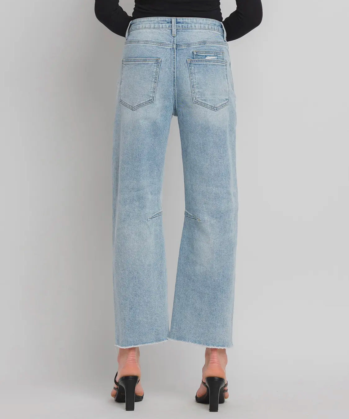 Vervet Super High Rise Barrel Jeans