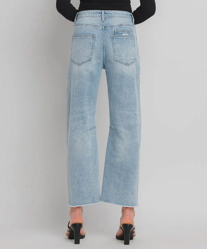 Vervet Super High Rise Barrel Jeans