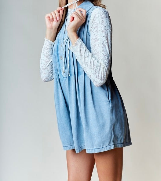 Everly Denim Romper