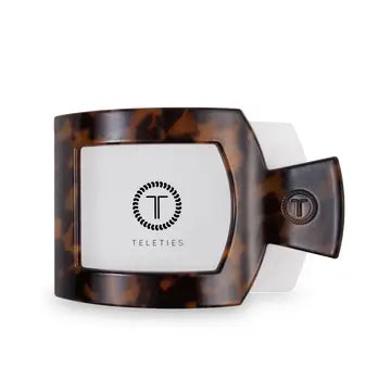 Flat Rectangle Hair Clip | Large | Tortoise