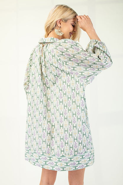 Lana Vintage Floral Mini Dress