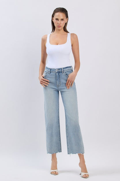 Eunina Dawn Super High Rise Wide Leg Crop- High Tolerance