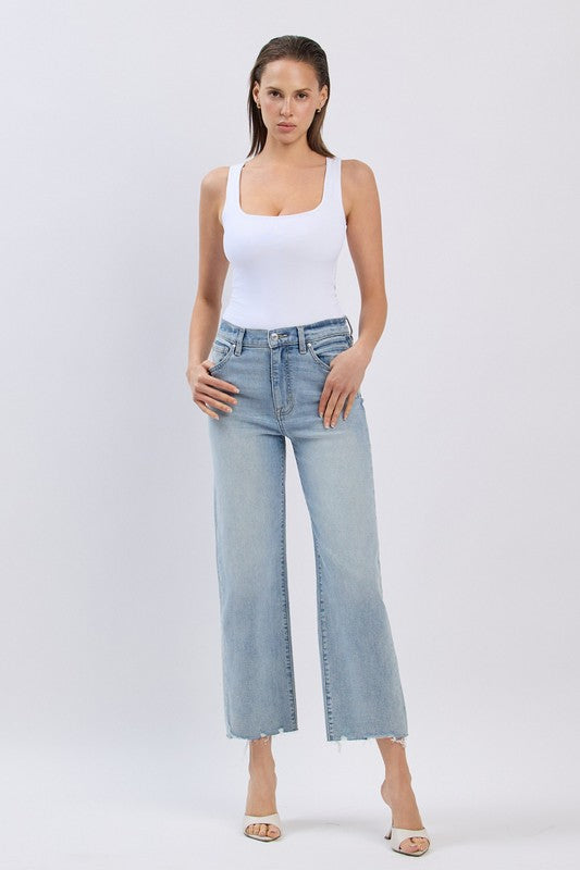 Eunina Dawn Super High Rise Wide Leg Crop- High Tolerance