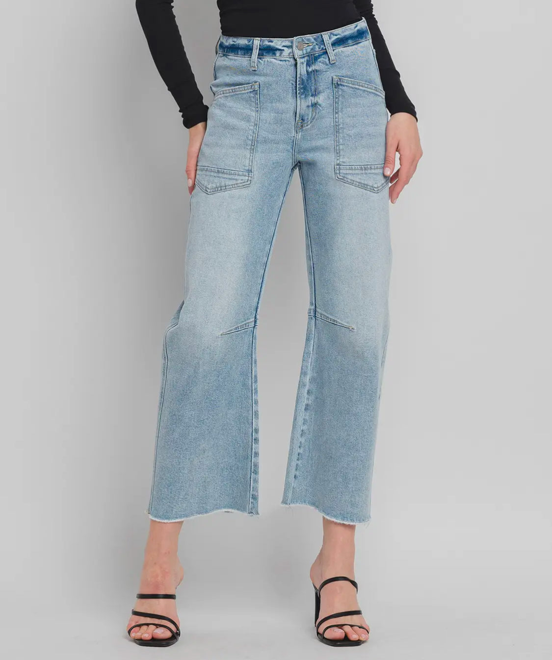 Vervet Super High Rise Barrel Jeans
